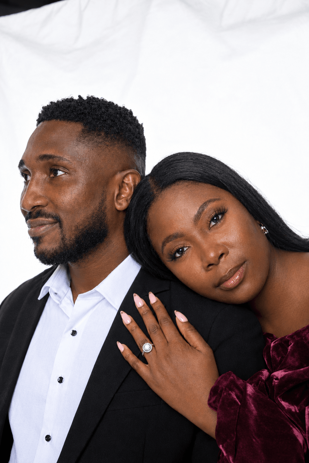 Ngozi & Sorbari wedding portrait